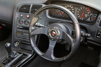 1995 Nissan SKYLINE GT-R BCNR33 R33 Skyline GT-R, KL0 Spark Silver Metalic, Momo Steering