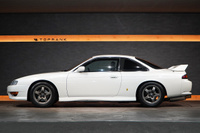 1996 Nissan SILVIA S14 Silvia K's Aero,Nissan R32 BNR32 Skyline GT-R Factory Wheels, HKS Muffler, Nismo Tower Bar
