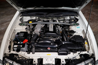 1996 Nissan SILVIA S14 Silvia K's Aero,Nissan R32 BNR32 Skyline GT-R Factory Wheels, HKS Muffler, Nismo Tower Bar