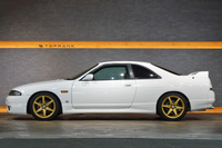 1996 Nissan SKYLINE COUPE ECR33 R33 Skyline GTS25t Type M, Aftermarket 17 Inch Wheels, KTS Height Adjustable Coilovers