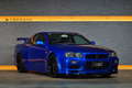 2002 Nissan SKYLINE GT-R BNR34 R34 Skyline GT-R V-SPEC II, NISMO Side Skirts/Rear Under Spoiler/LMGT4 18 inch Wheels