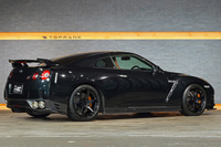 2012 Nissan GT-R R35 GT-R BLACK EDITION, Nismo Aero Parts, Add-on Rear Spoiler, RAYS TE37 Saga S-Plus 20 Inch Wheels
