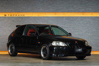 2000 Honda CIVIC TYPE R EK9 Civic Type-R, Factory Black Exterior Color-NH592P-, Enkei 15 Inch Wheels, Aftermarket Coilovers