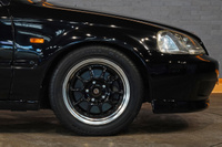 2000 Honda CIVIC TYPE R EK9 Civic Type-R, Factory Black Exterior Color-NH592P-, Enkei 15 Inch Wheels, Aftermarket Coilovers