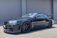 2001 Nissan SKYLINE GT-R BNR34  Skyline GT-R V-SpecII, NISMO Front Bumper, Side Skirts, Rear Spats, RAYS TE37 19Inch Wheels