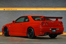 1998 Nissan SKYLINE COUPE ER34 R34 Skyline 25GT-T, Factory Active Red-AR2-, R34 Skylne GT-R Style Aero, HKS Turbo