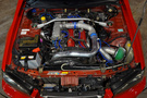 1998 Nissan SKYLINE COUPE ER34 R34 Skyline 25GT-T, Factory Active Red-AR2-, R34 Skylne GT-R Style Aero, HKS Turbo