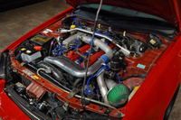 1998 Nissan SKYLINE COUPE ER34 R34 Skyline 25GT-T, Factory Active Red-AR2-, R34 Skylne GT-R Style Aero, HKS Turbo
