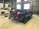 1999 Nissan SKYLINE COUPE ER34 Skyline 25GT-T, NISMO Front Bumper, Dark Blue Pearl-BP9-, RAYS TE37