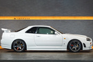 1999 Nissan SKYLINE GT-R R34 BNR34 Skyline GT-R V-SPEC, Nismo R-Tune Dry Carbon Hood, S-Tune Front Bumper, TE37SL 18In Wheels