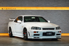 1999 Nissan SKYLINE GT-R R34 BNR34 Skyline GT-R V-SPEC, Nismo R-Tune Dry Carbon Hood, S-Tune Front Bumper, TE37SL 18In Wheels