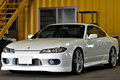 1999 Nissan SILVIA S15 Type R AVS 18in wheels Trust blow off valve After market inter cooler Aero Defi gauges