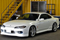 1999 Nissan SILVIA S15 Type R AVS 18in wheels Trust blow off valve After market inter cooler Aero Defi gauges