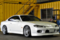 1999 Nissan SILVIA S15 Type R AVS 18in wheels Trust blow off valve After market inter cooler Aero Defi gauges