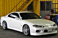 1999 Nissan SILVIA S15 Type R AVS 18in wheels Trust blow off valve After market inter cooler Aero Defi gauges