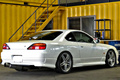 1999 Nissan SILVIA S15 Type R AVS 18in wheels Trust blow off valve After market inter cooler Aero Defi gauges