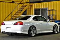 1999 Nissan SILVIA S15 Type R AVS 18in wheels Trust blow off valve After market inter cooler Aero Defi gauges