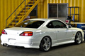 1999 Nissan SILVIA S15 Type R AVS 18in wheels Trust blow off valve After market inter cooler Aero Defi gauges