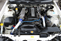 1999 Nissan SILVIA S15 Type R AVS 18in wheels Trust blow off valve After market inter cooler Aero Defi gauges