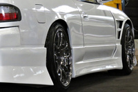 1992 Nissan SILVIA S13 Turbo, Work Emotion wheels,  HPI Intercooler, Aftermarket manifold, Aluminium radiator,  Tein 