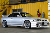 1995 Nissan SKYLINE GT-R R33 GT-R Series 1 Quantum Racing Adjustable Coilovers, Apexi Muffler, Trust Intercooler, Sard Rad.