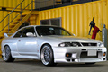 1995 Nissan SKYLINE GT-R R33 GT-R Series 1 Quantum Racing Adjustable Coilovers, Apexi Muffler, Trust Intercooler, Sard Rad.