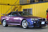 2000 Nissan SKYLINE GT-R R34 GT-R Midnight Purple III, NISMO Front Bumper, NISMO Muffler