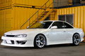 1996 Nissan SILVIA S14 K's Kouki, SSR Professor SP4 18 inch Wheels, HPI Intercooler, Vertex Wide Body Kit