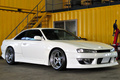 1996 Nissan SILVIA S14 K's Kouki, SSR Professor SP4 18 inch Wheels, HPI Intercooler, Vertex Wide Body Kit