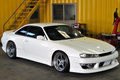 1996 Nissan SILVIA S14 K's Kouki, SSR Professor SP4 18 inch Wheels, HPI Intercooler, Vertex Wide Body Kit