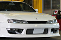 1996 Nissan SILVIA S14 K's Kouki, SSR Professor SP4 18 inch Wheels, HPI Intercooler, Vertex Wide Body Kit