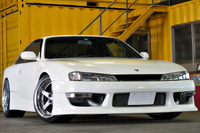 1996 Nissan SILVIA S14 K's Kouki, SSR Professor SP4 18 inch Wheels, HPI Intercooler, Vertex Wide Body Kit