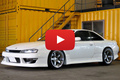 1996 Nissan SILVIA S14 K's Kouki, SSR Professor SP4 18 inch Wheels, HPI Intercooler, Vertex Wide Body Kit