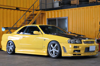 1999 Nissan SKYLINE COUPE 25GT TURBO, HKS Muffler, Apexi Power FC, HPI Radiator, HPI Intercooler, Aftermarket Full Body Kit