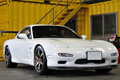 1994 Mazda ENFINI RX-7 Rays TE37 Saga 18 inch Alloy Wheels, HKS Max IV SP Adjustable Height Coilovers 