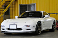 1994 Mazda ENFINI RX-7 Rays TE37 Saga 18 inch Alloy Wheels, HKS Max IV SP Adjustable Height Coilovers 