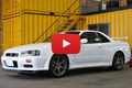 1999 Nissan SKYLINE GT-R R34 GT-R Base Grade, 99 Model, Trust Muffler