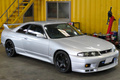 1996 Nissan SKYLINE GT-R 95 model R33 GT-R, Nismo LMGT4 18 inch Wheels, HKS Air Cleaner,  GReedy Boost Controller
