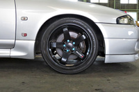 1996 Nissan SKYLINE GT-R 95 model R33 GT-R, Nismo LMGT4 18 inch Wheels, HKS Air Cleaner,  GReedy Boost Controller