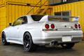 1996 Nissan SKYLINE GT-R 95 model R33 GT-R, Nismo LMGT4 18 inch Wheels, HKS Air Cleaner,  GReedy Boost Controller