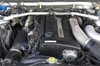 1996 Nissan SKYLINE GT-R 95 model R33 GT-R, Nismo LMGT4 18 inch Wheels, HKS Air Cleaner,  GReedy Boost Controller