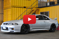 1996 Nissan SKYLINE GT-R 95 model R33 GT-R, Nismo LMGT4 18 inch Wheels, HKS Air Cleaner,  GReedy Boost Controller
