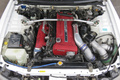 1996 Nissan SKYLINE GT-R R33 GT-R, HKS Intercooler Piping, Nismo LMGT4 18 inch Wheels, Top Secret Shift Knob 