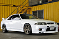 1996 Nissan SKYLINE GT-R R33 GT-R, HKS Intercooler Piping, Nismo LMGT4 18 inch Wheels, Top Secret Shift Knob 