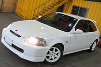 1997 Honda CIVIC TYPE R EK9 Kakimoto Exhaust, Top Fuel Zero 1000 Air Cleaner Kit,  Momo Steering Wheel 
