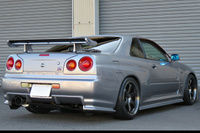 2000 Nissan SKYLINE GT-R R34 GT-R V SPEC, Nismo Aero Kit, Rays TE37SL 18 Inch, HKS Silent Hi-Power Exhaust 