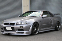 2000 Nissan SKYLINE GT-R R34 GT-R V SPEC, Nismo Aero Kit, Rays TE37SL 18 Inch, HKS Silent Hi-Power Exhaust 