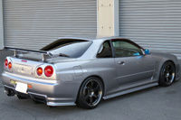 2000 Nissan SKYLINE GT-R R34 GT-R V SPEC, Nismo Aero Kit, Rays TE37SL 18 Inch, HKS Silent Hi-Power Exhaust 