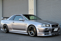 2000 Nissan SKYLINE GT-R R34 GT-R V SPEC, Nismo Aero Kit, Rays TE37SL 18 Inch, HKS Silent Hi-Power Exhaust 