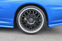 1999 Nissan SKYLINE COUPE R34 25GT Turbo GT-R Look Bayside Blue, Blitz Intercooler, Aftermarket 19 Inch Wheels